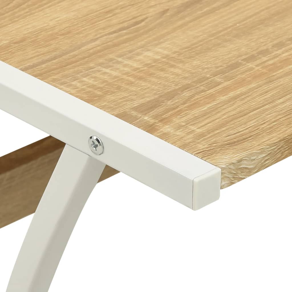 Bureau d'angle en forme de L Chêne - XIOS
