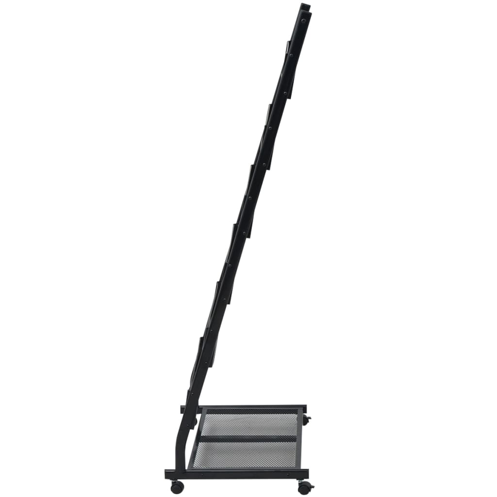 Porte-revues 47,5 x 43 x 133 cm Noir A4 - XIOS