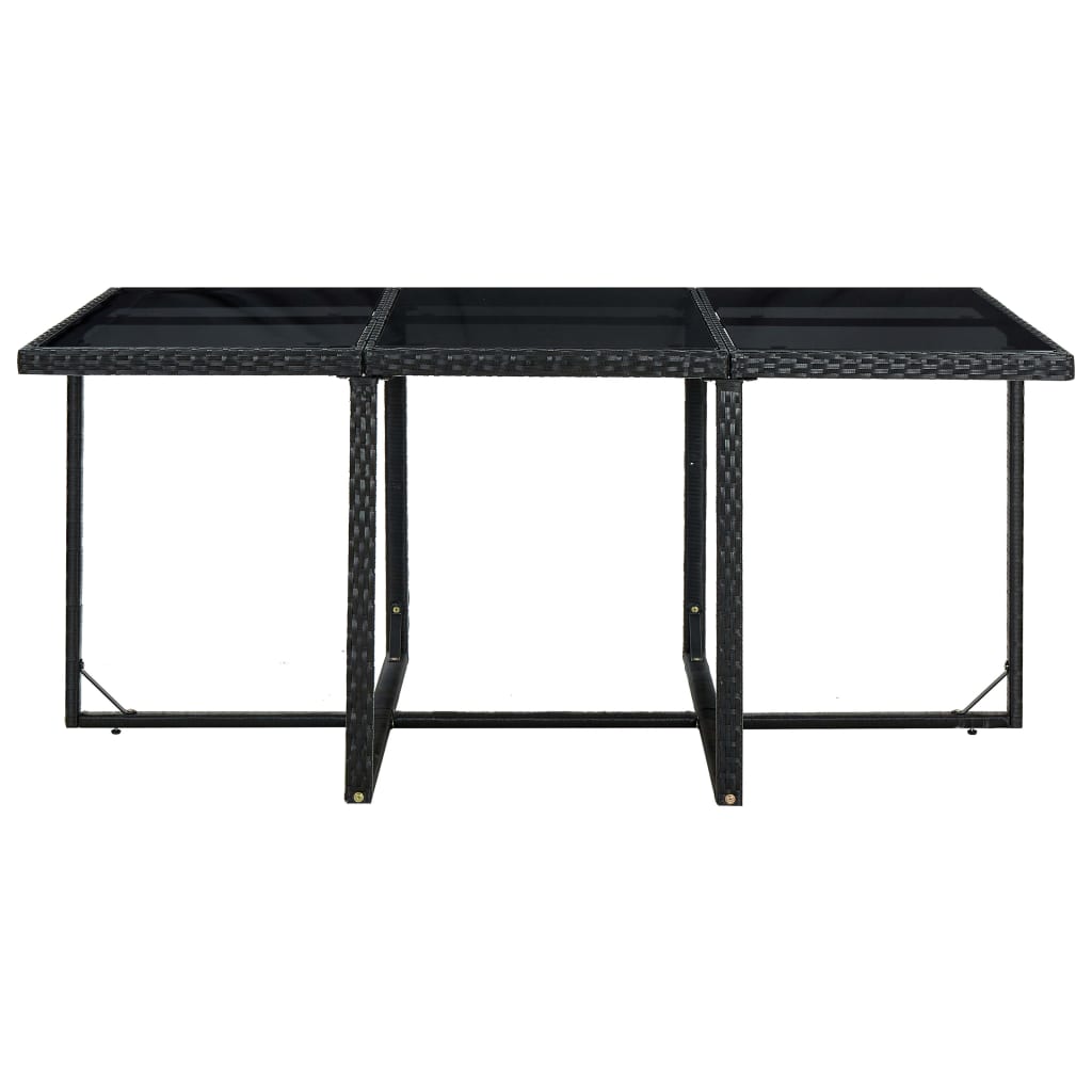 Ensemble à manger d’extérieur 11 pcs coussins résine tressée - XIOS