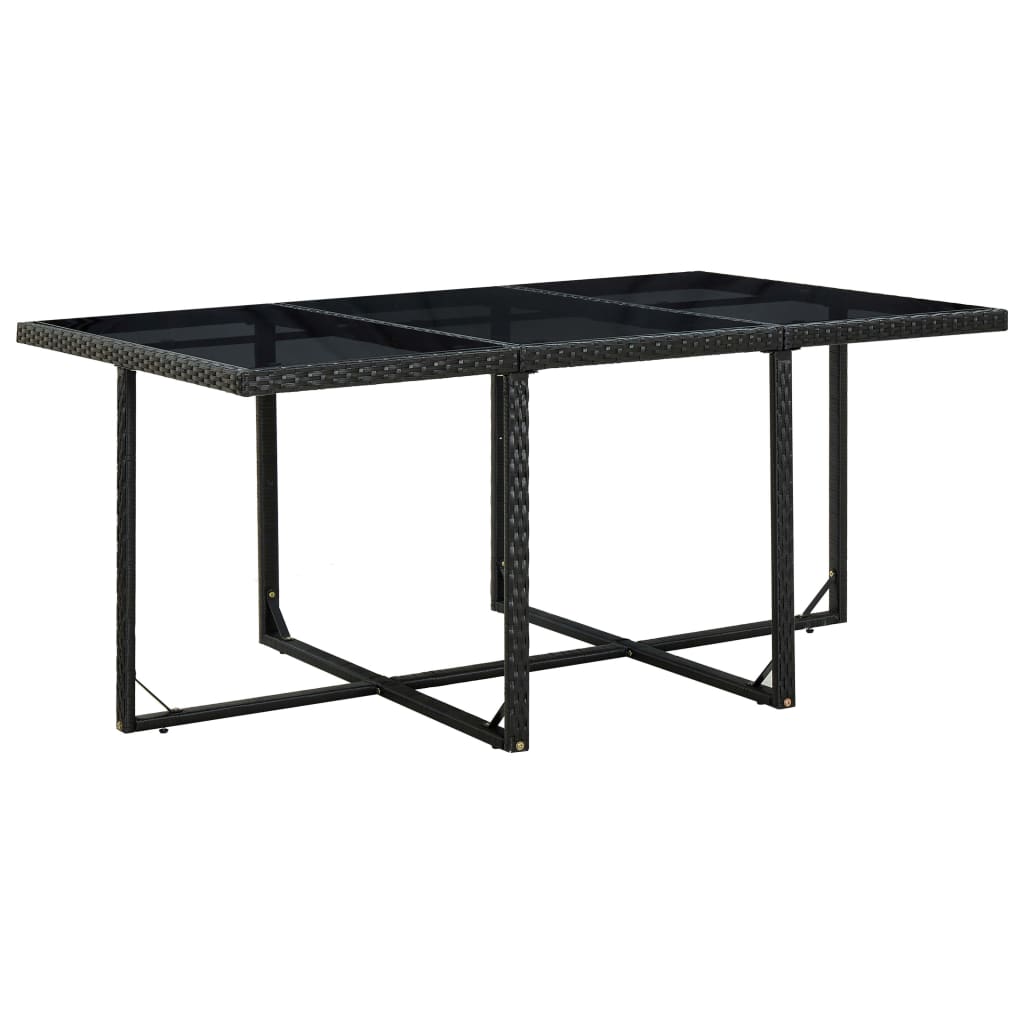 Ensemble à manger d'extérieur 11 pcs coussins résine tressée - XIOS