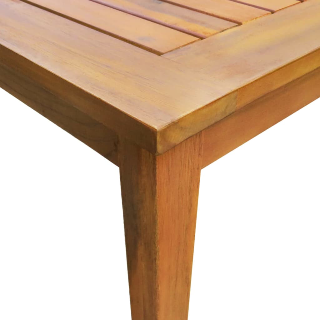 Ensemble à manger d'extérieur 5 pcs Bois d'acacia solide - XIOS