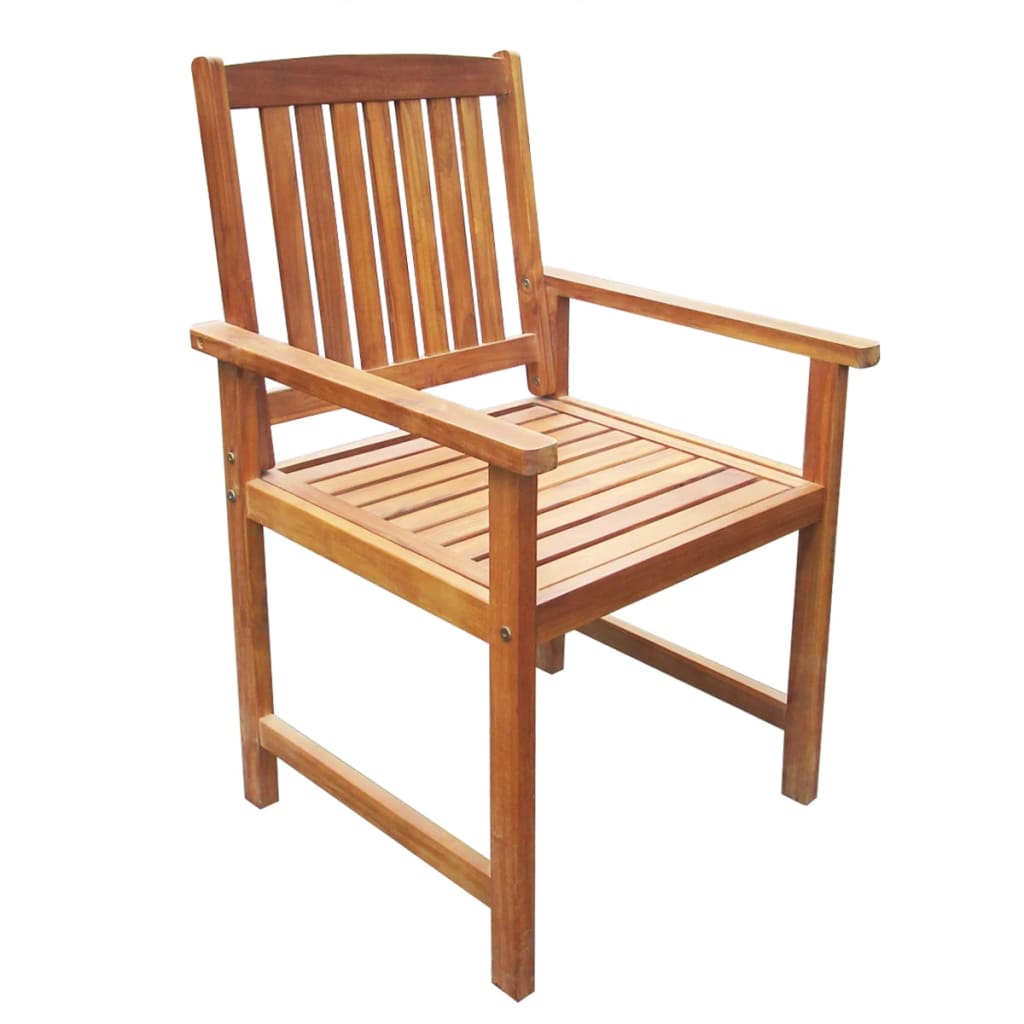 Ensemble à manger d'extérieur 5 pcs Bois d'acacia solide - XIOS