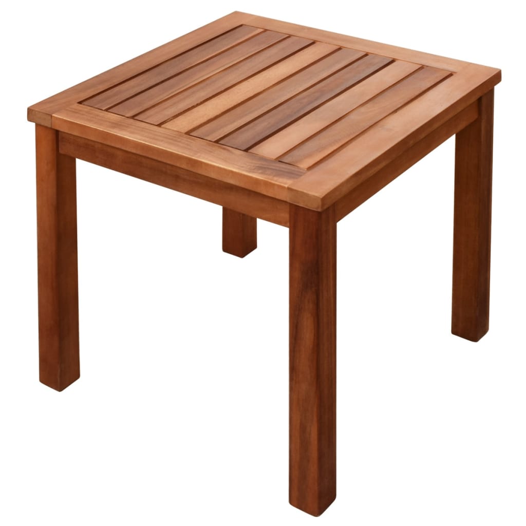 Ensemble à manger d'extérieur 9 pcs et coussins Acacia solide