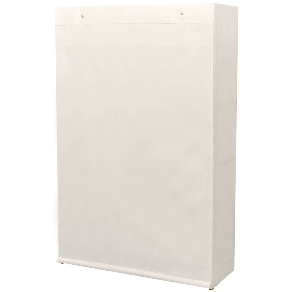Garde-robe en tissu et bois de pin 110x40x170 cm - XIOS
