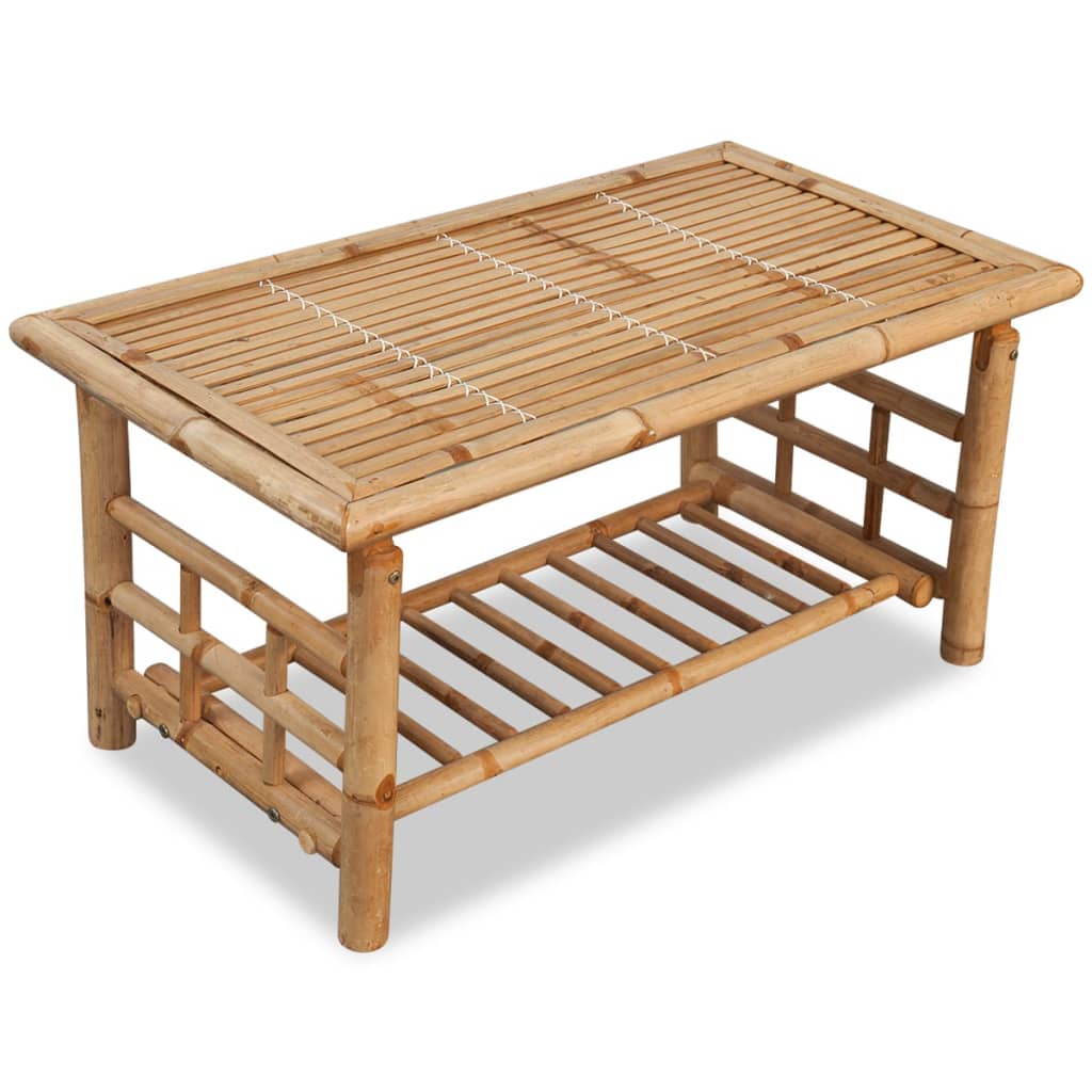 Salon de jardin 4 pcs avec coussins Bambou - XIOS