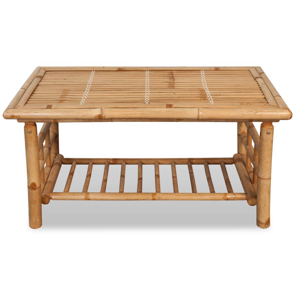 Salon de jardin 4 pcs avec coussins Bambou - XIOS