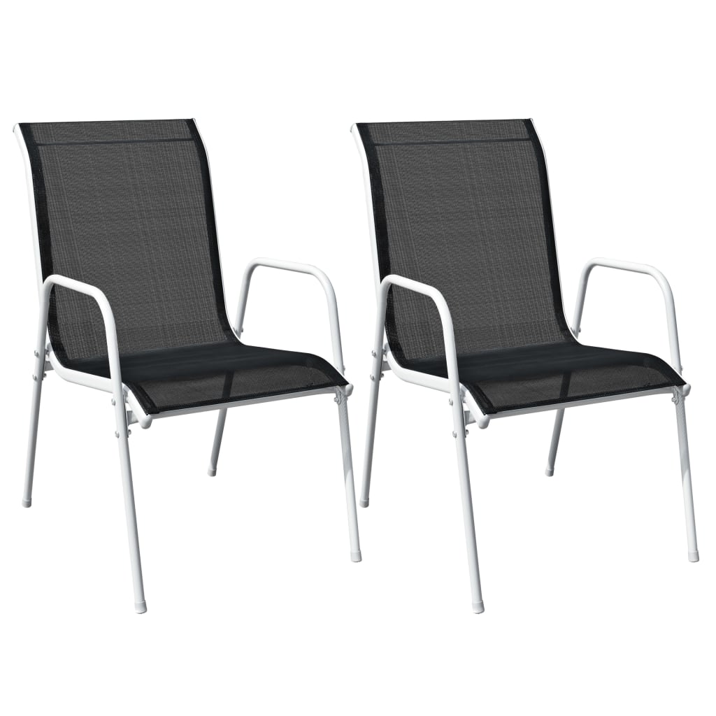 Ensemble de bistro 3 pcs Acier Noir - XIOS