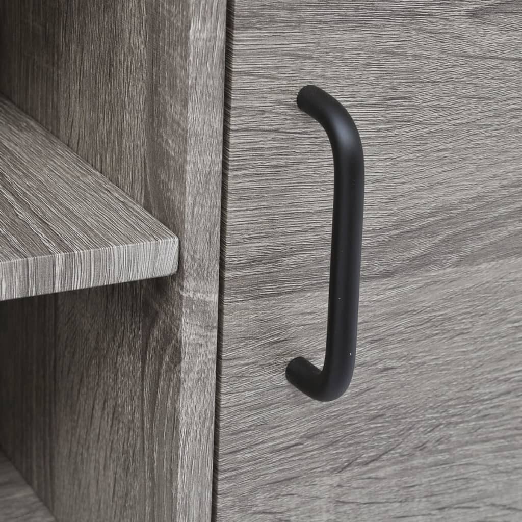 Meuble TV 120x40x45 cm Gris - XIOS