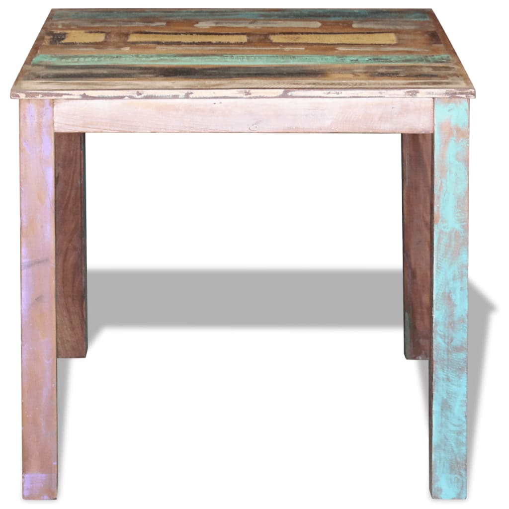 Table de salle à manger Bois de récupération massif 80x82x76 cm