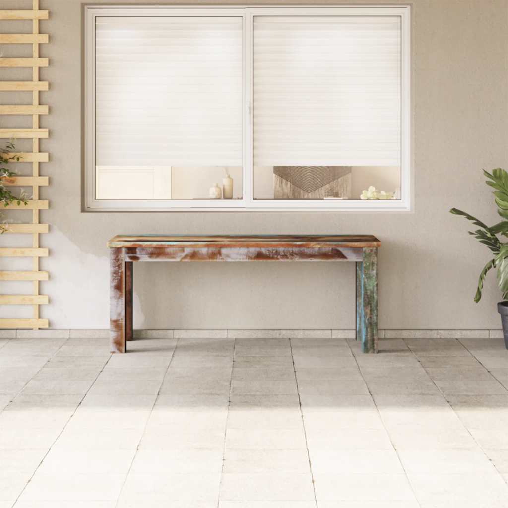 Banc 110x35x45 cm Bois de récupération massif - XIOS