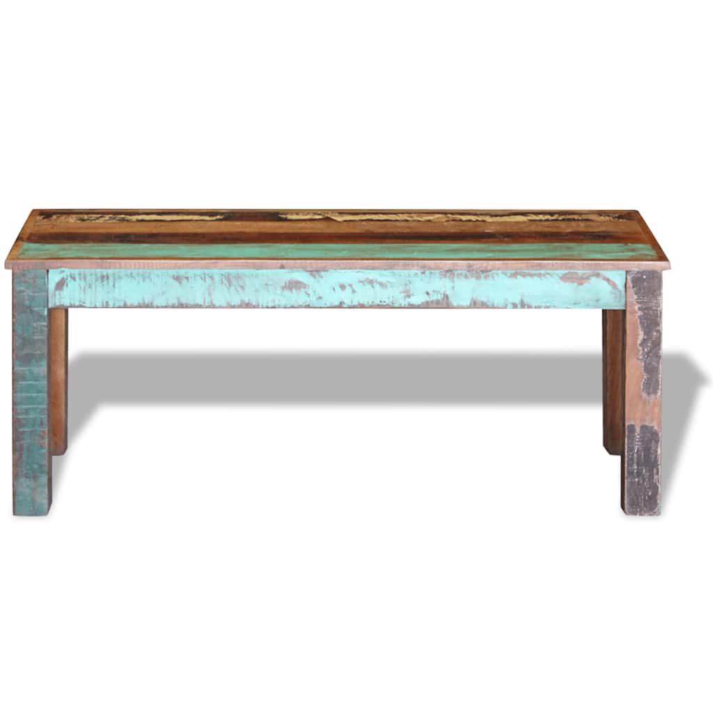 Banc 110x35x45 cm Bois de récupération massif - XIOS