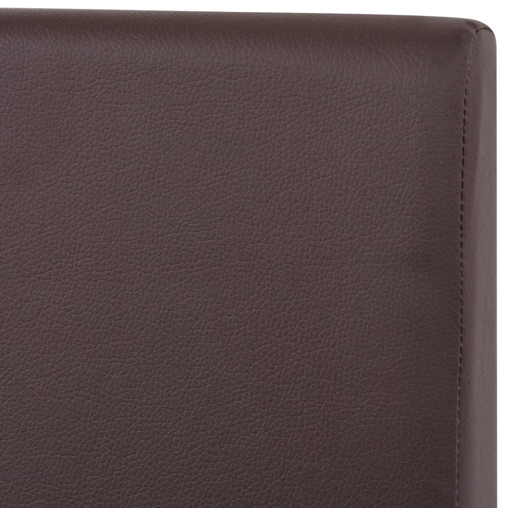 Table et chaises 7 pcs Cuir synthétique Chêne Marron - XIOS