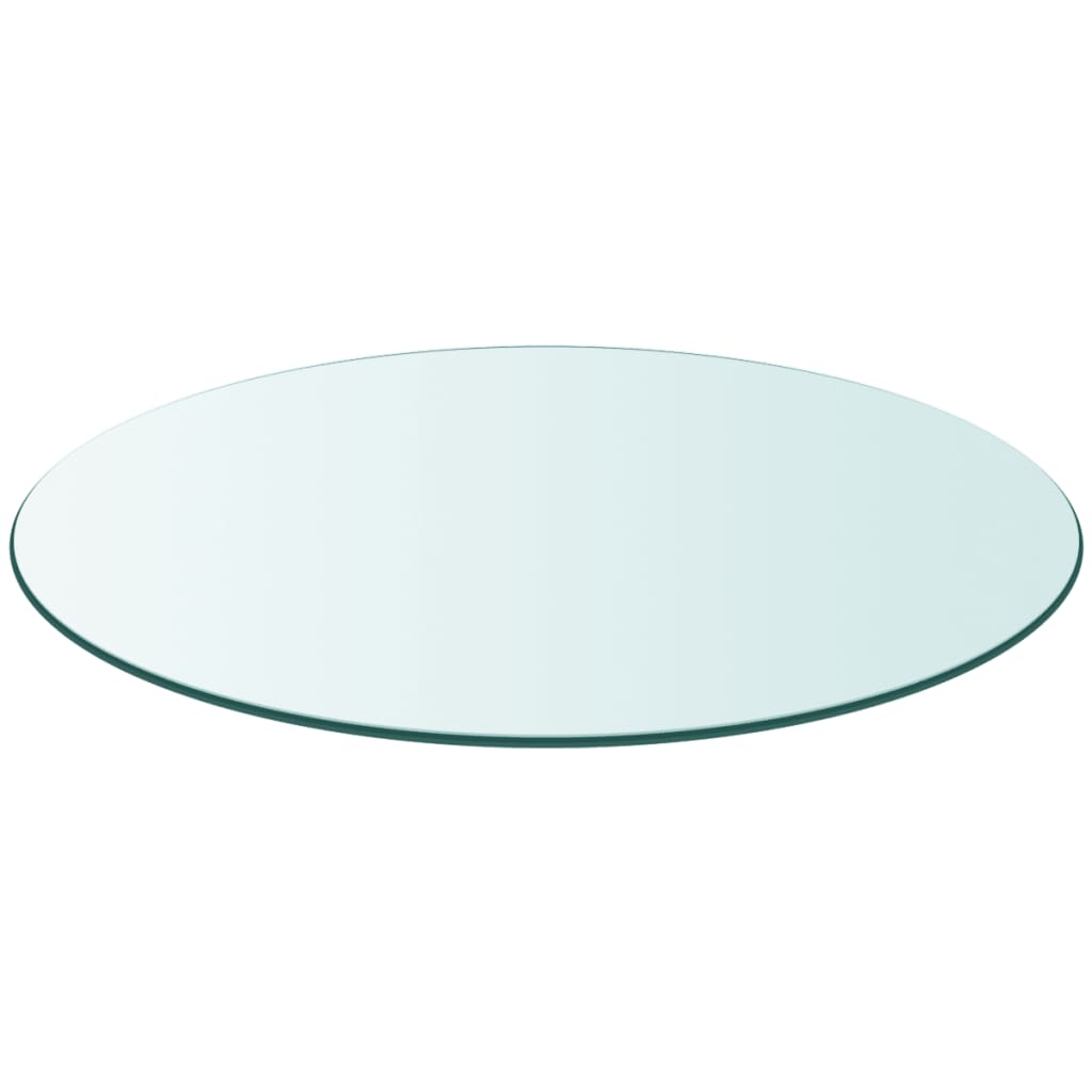Dessus de table ronde en verre trempé 800 mm - XIOS