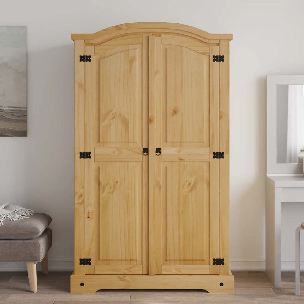 Garde-robe avec 2 portes Gamme Corona pin mexicain