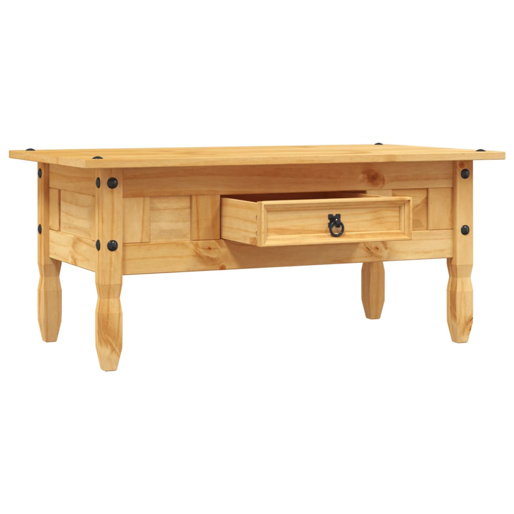 Table basse Pin mexicain Gamme Corona 100 x 55 x 44 cm - XIOS