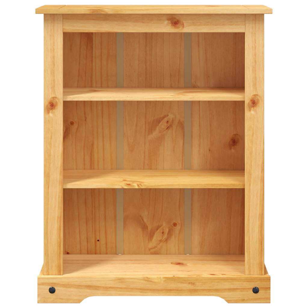 Bibliothèque 3 niveaux Gamme Corona Pin mexicain 80x29x100 cm - XIOS