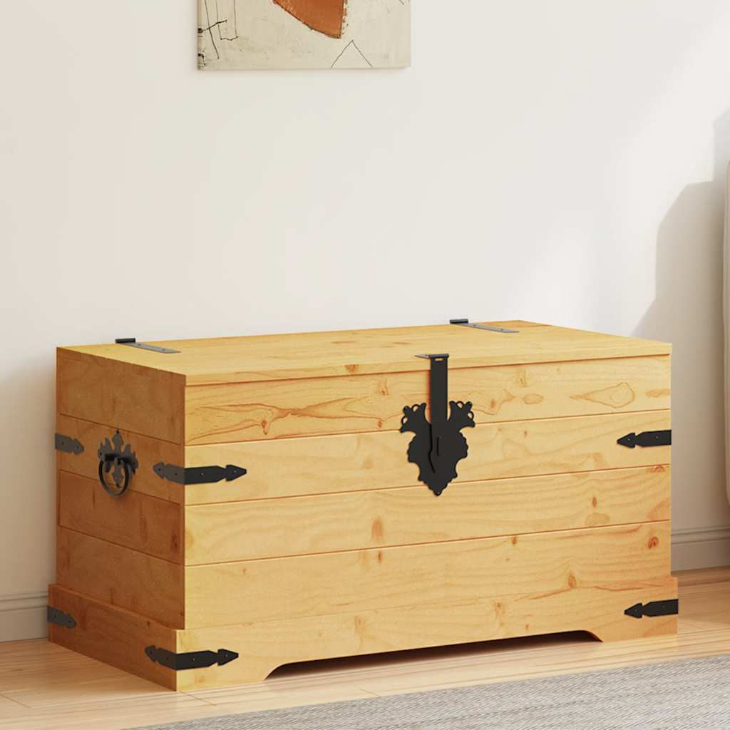 Coffre de rangement Pin mexicain Gamme Corona 91x49,5x47 cm - XIOS