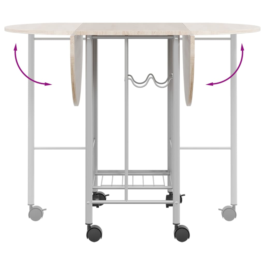 Ensemble de salle à manger pliable 5 pièces MDF - XIOS