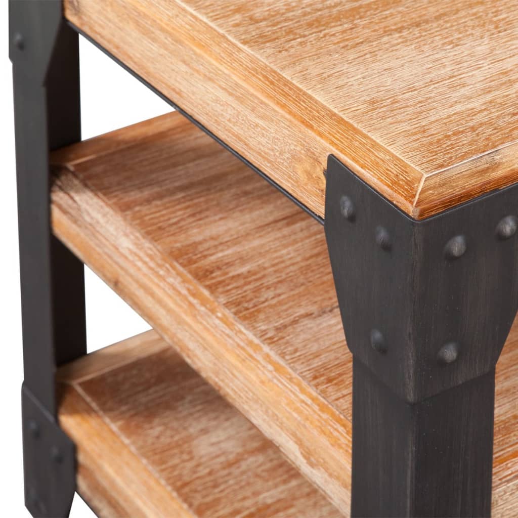Meuble TV 140x40x45 cm bois d'acacia massif - XIOS