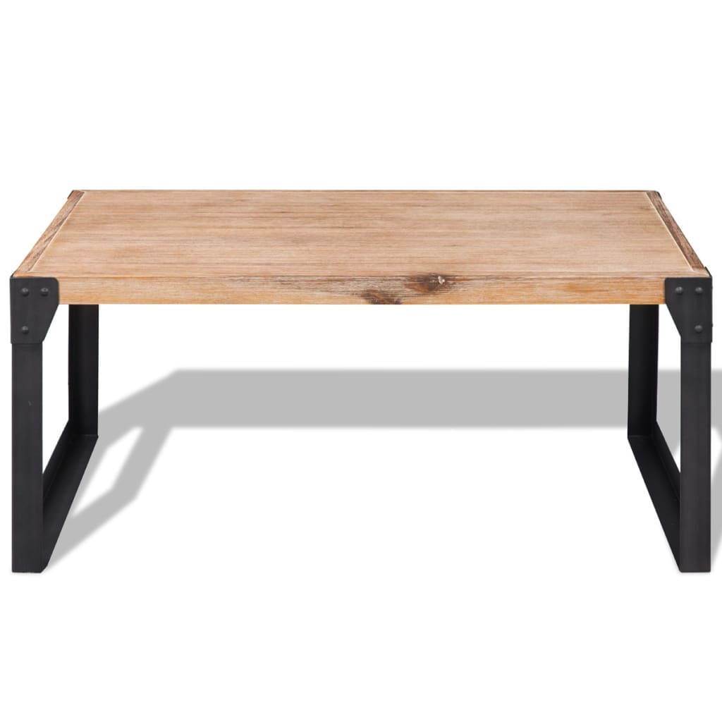 Table basse bois d'acacia massif 100x60x45 cm - XIOS
