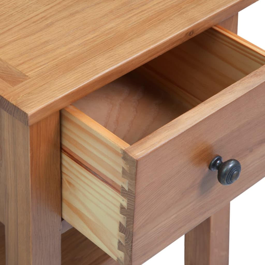 Table de chevet 36x30x47 cm Bois de chêne massif - XIOS