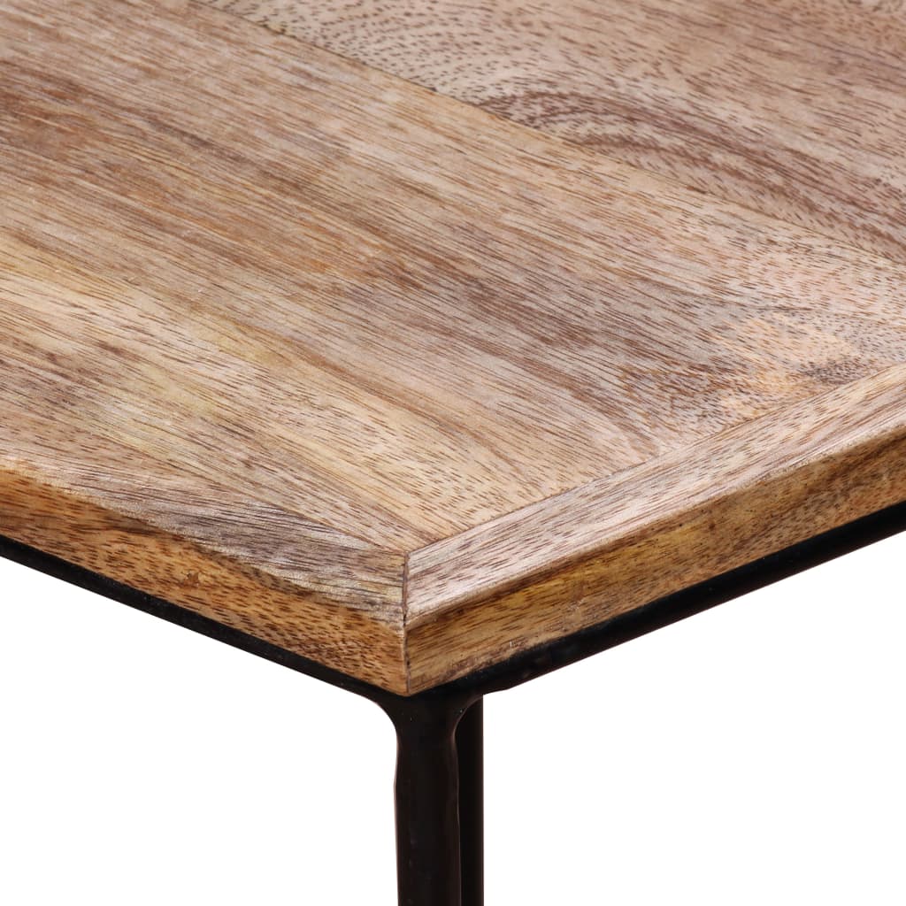 Table basse Bois de manguier massif 56x48x40 cm - XIOS