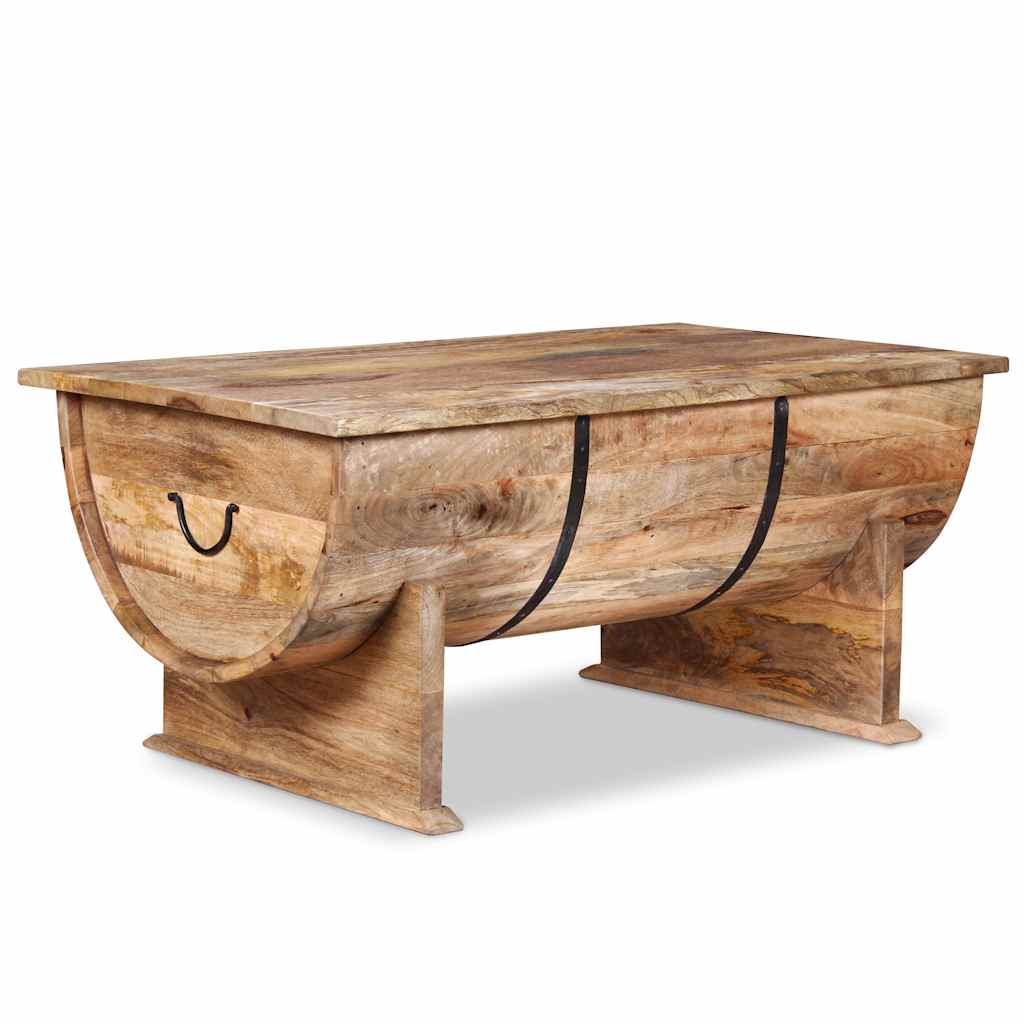 Table basse Bois de manguier massif 88x50x40 cm - XIOS