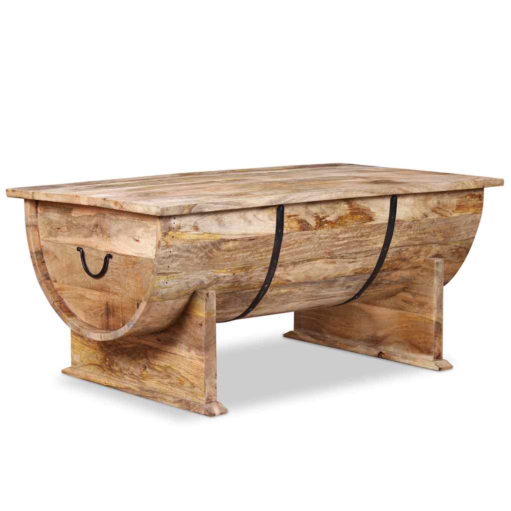 Table basse Bois de manguier massif 88x50x40 cm - XIOS