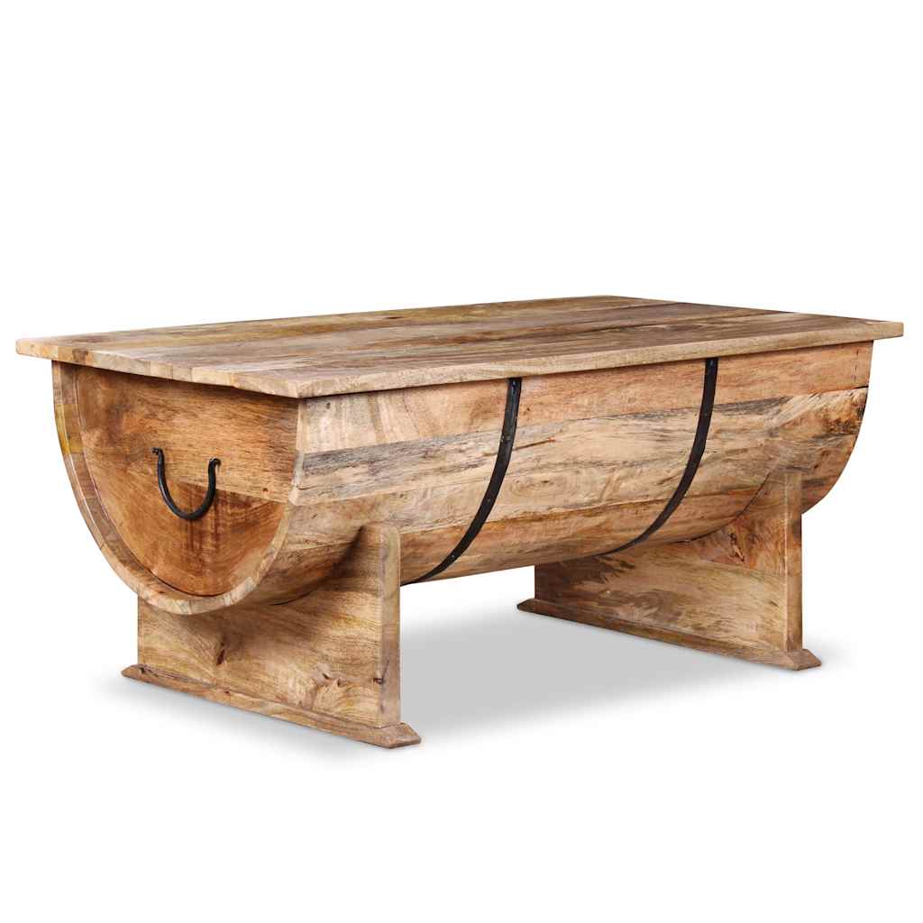 Table basse Bois de manguier massif 88x50x40 cm - XIOS