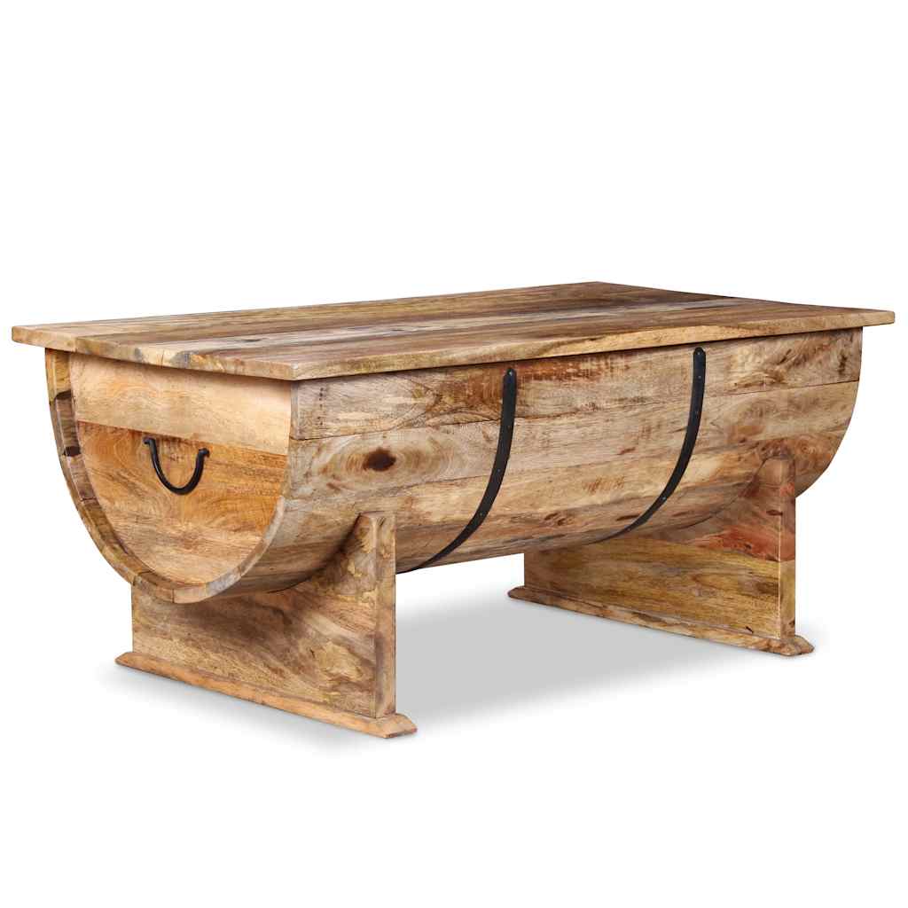 Table basse Bois de manguier massif 88x50x40 cm - XIOS