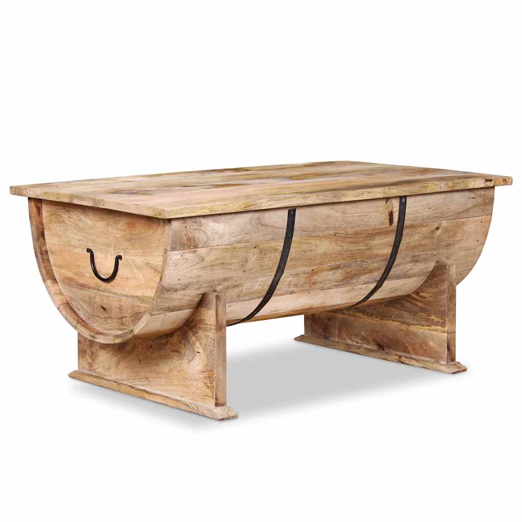 Table basse Bois de manguier massif 88x50x40 cm - XIOS