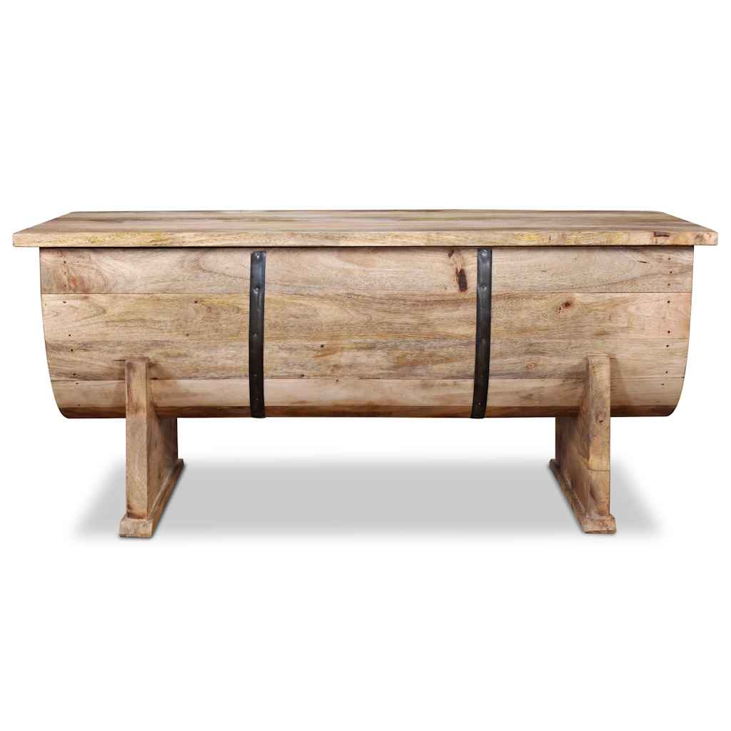 Table basse Bois de manguier massif 88x50x40 cm - XIOS