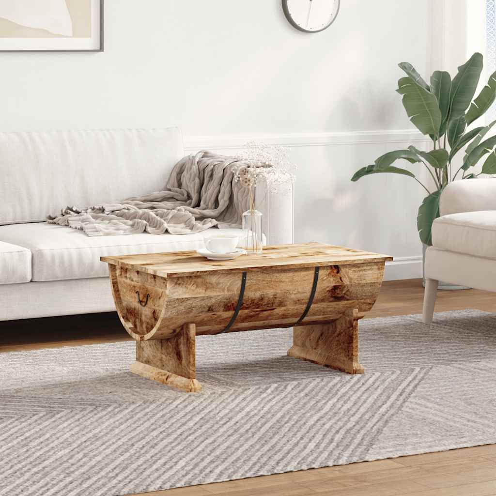 Table basse Bois de manguier massif 88x50x40 cm - XIOS