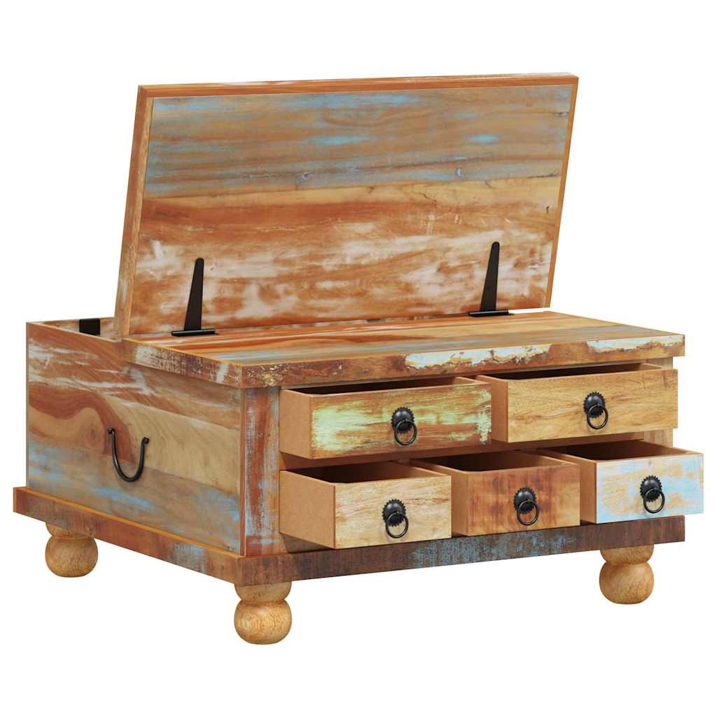 Table basse Bois de récupération 70 x 70 x 38 cm - XIOS