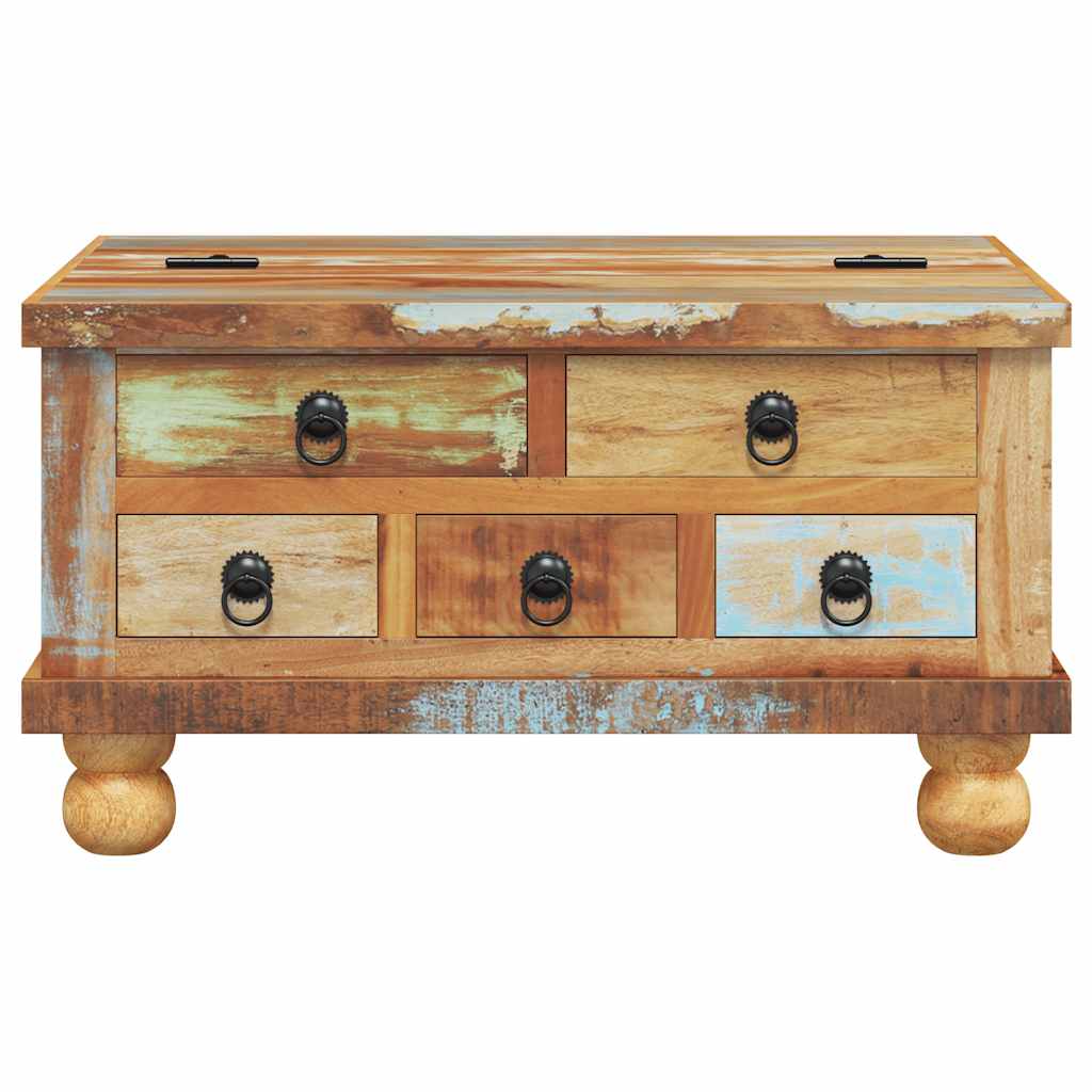 Table basse Bois de récupération 70 x 70 x 38 cm - XIOS