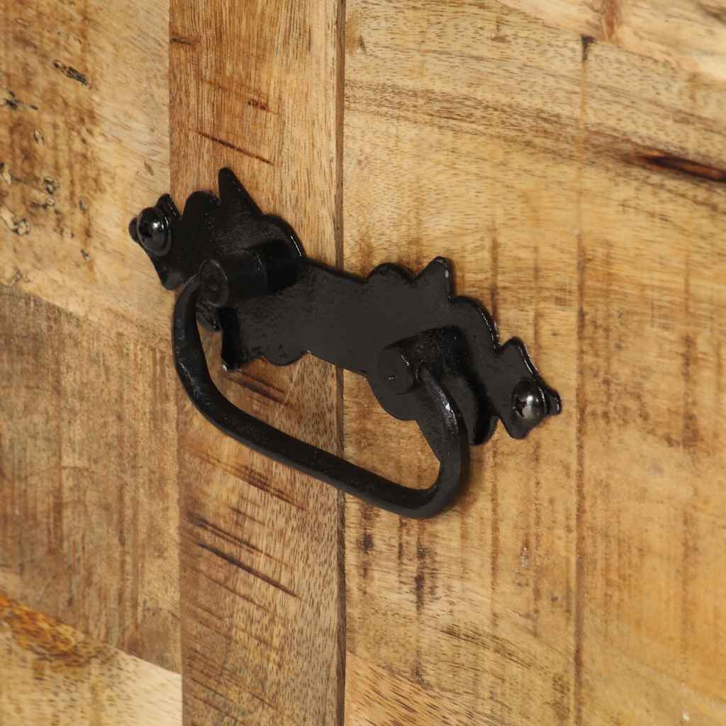 Table basse Bois de manguier brut 70 x 70 x 40 cm - XIOS