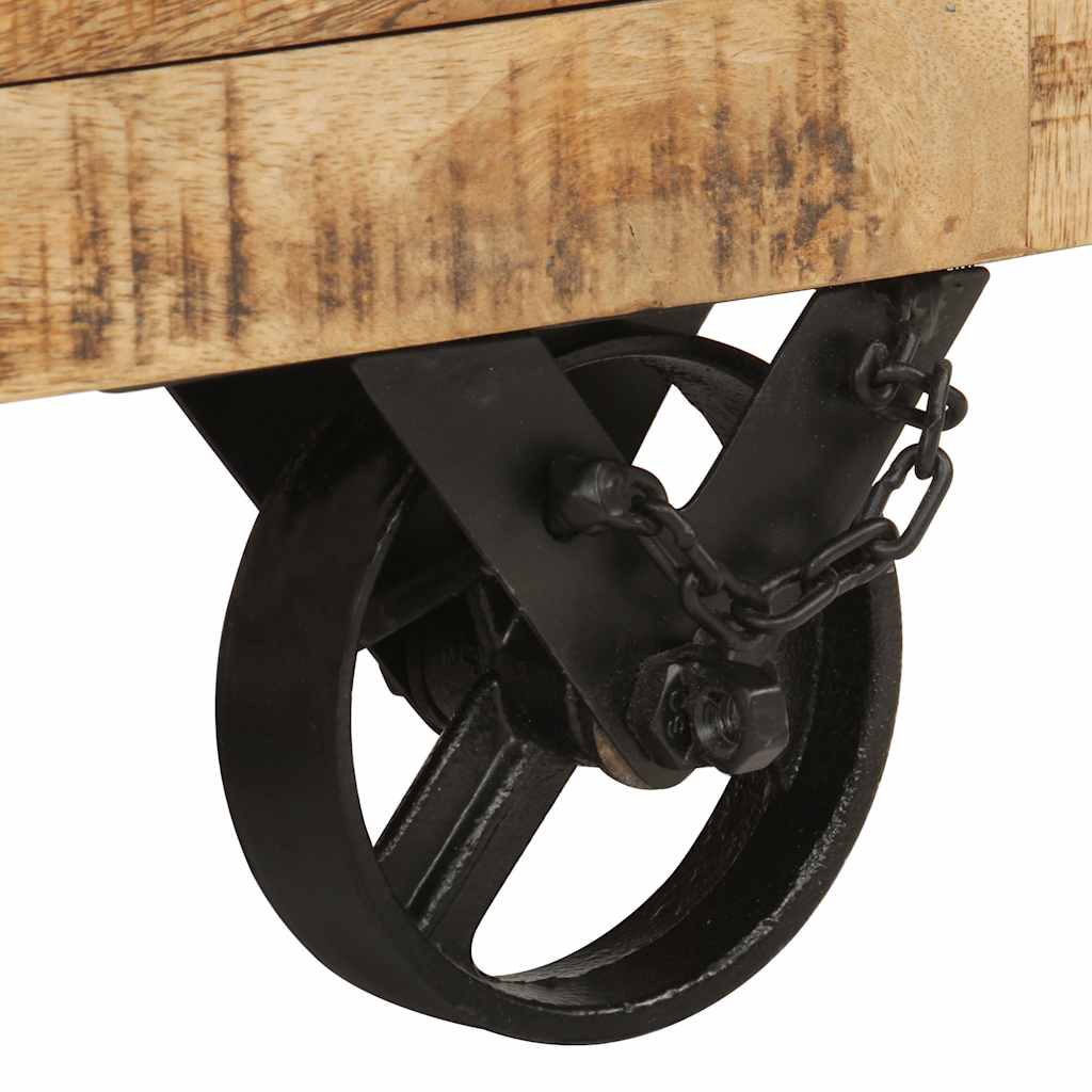 Table basse Bois de manguier brut 70 x 70 x 40 cm - XIOS