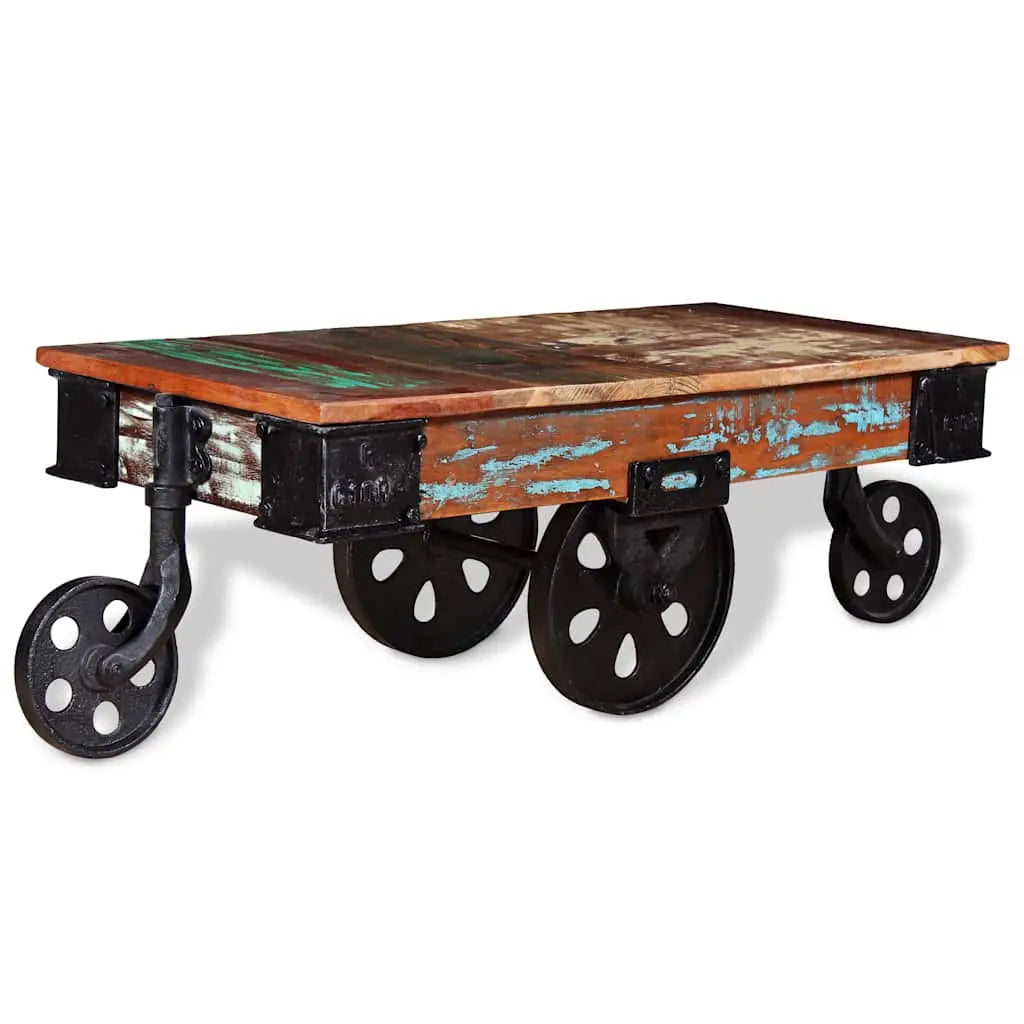 Table basse Bois de récupération 90x45x35 cm - XIOS