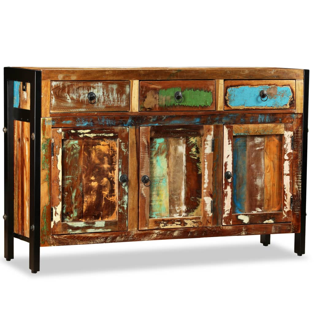 Buffet Bois de récupération massif 120x35x76 cm - XIOS