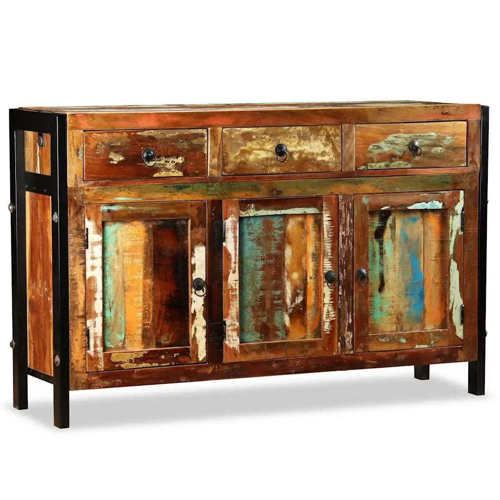 Buffet Bois de récupération massif 120x35x76 cm - XIOS