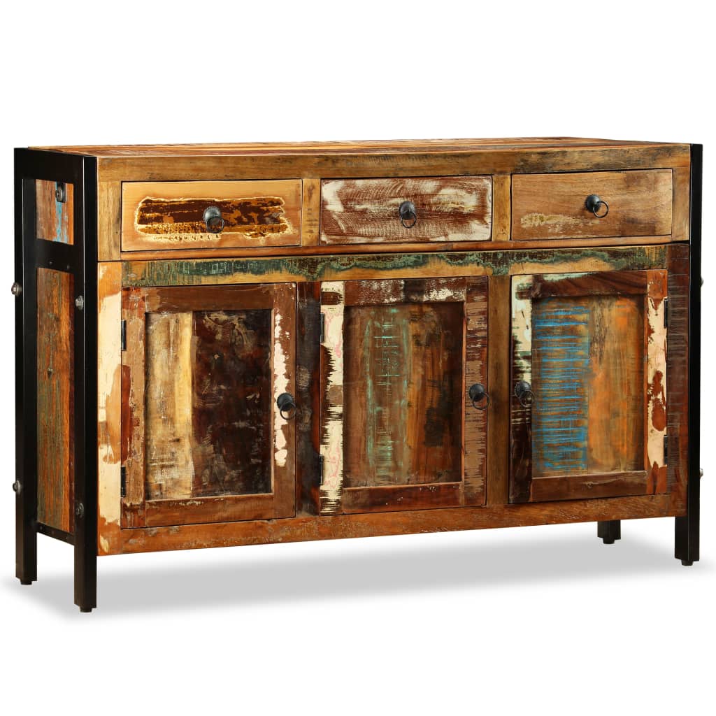 Buffet Bois de récupération massif 120x35x76 cm - XIOS