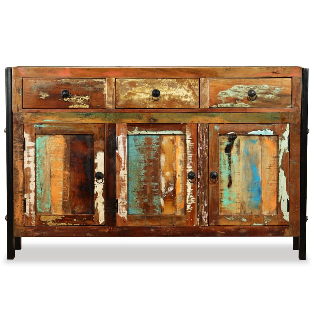 Buffet Bois de récupération massif 120x35x76 cm - XIOS