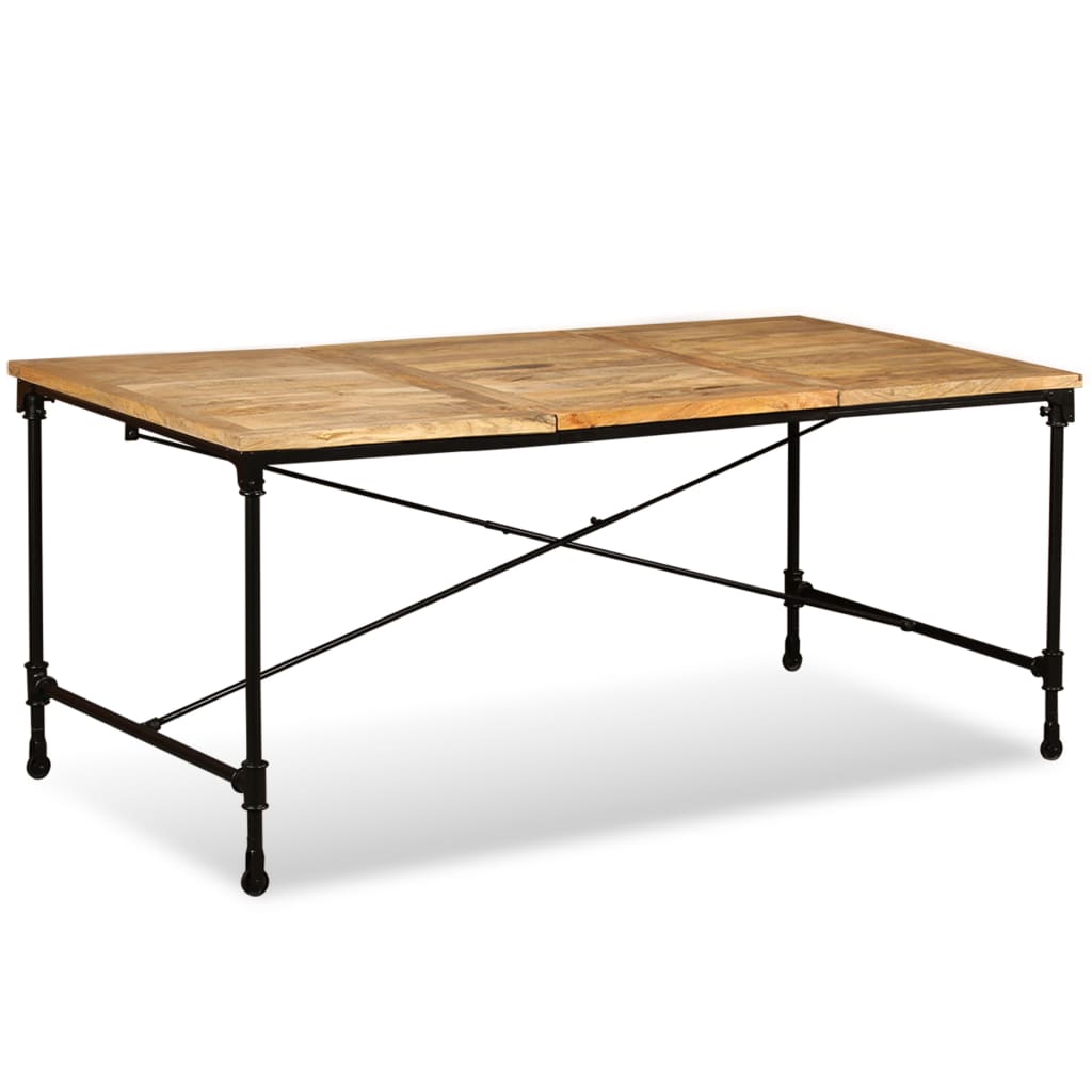 Table à manger Bois de manguier massif 180 cm