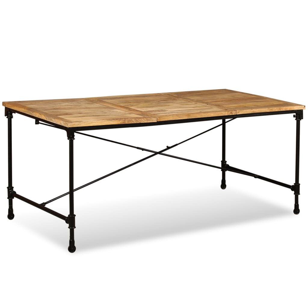 Table à manger Bois de manguier massif 180 cm