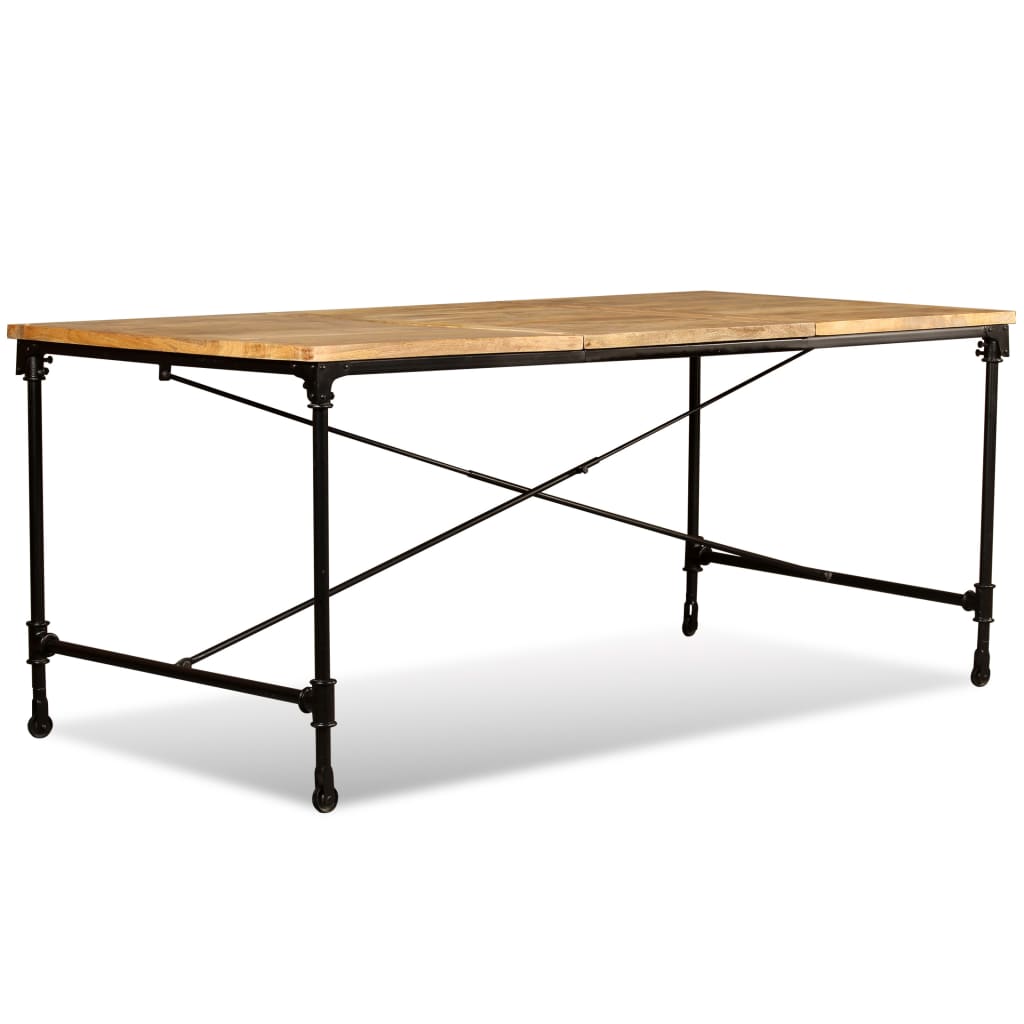 Table à manger Bois de manguier massif 180 cm