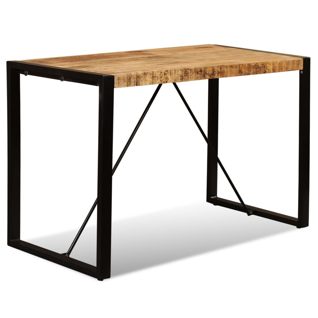 Table à manger Bois de manguier brut 120 cm - XIOS