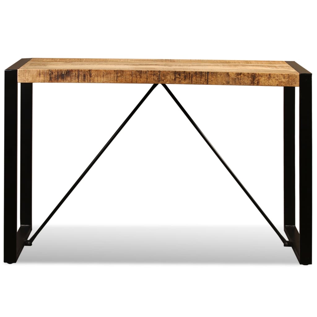 Table à manger Bois de manguier brut 120 cm - XIOS