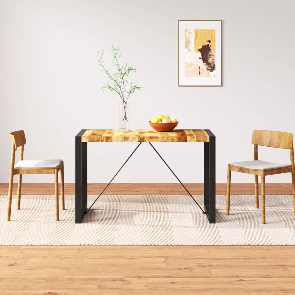 Table à manger Bois de manguier brut 120 cm - XIOS