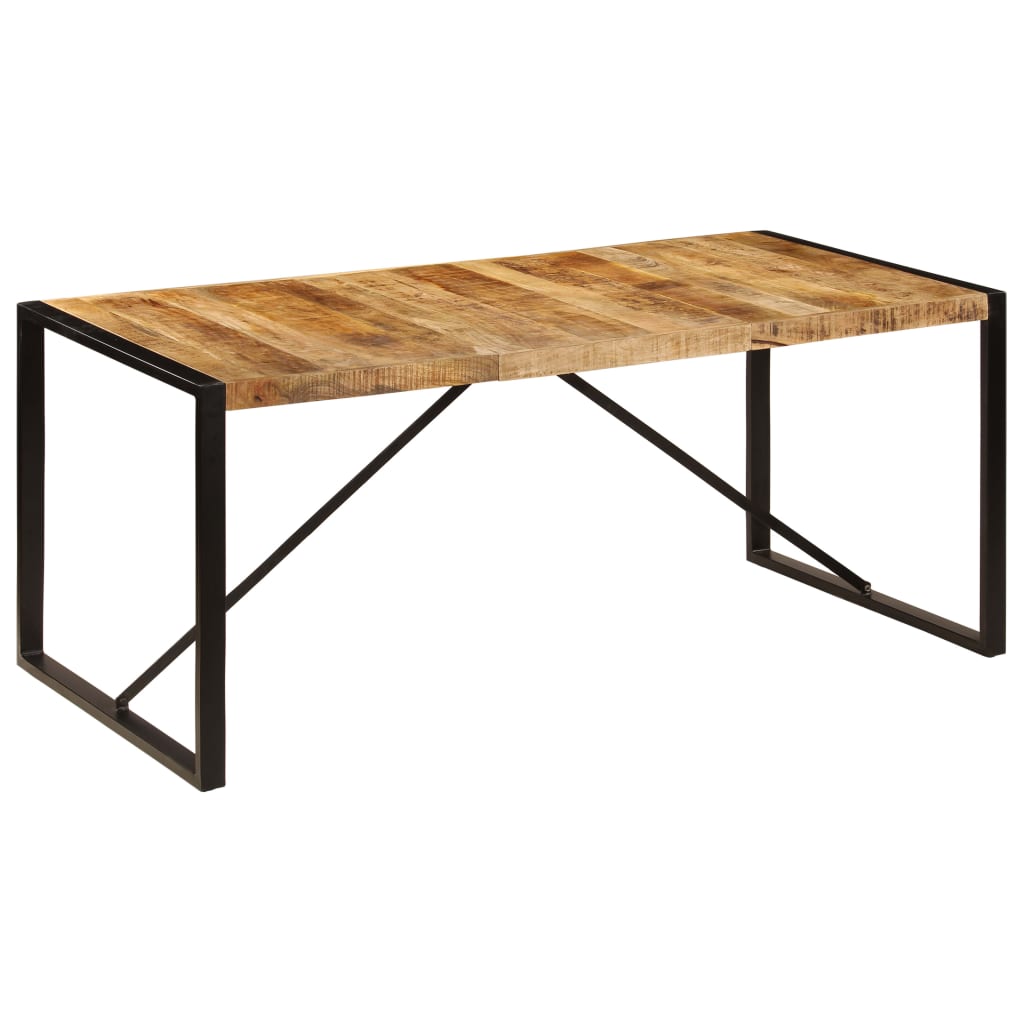 Table à manger Bois de manguier brut 180 cm - XIOS