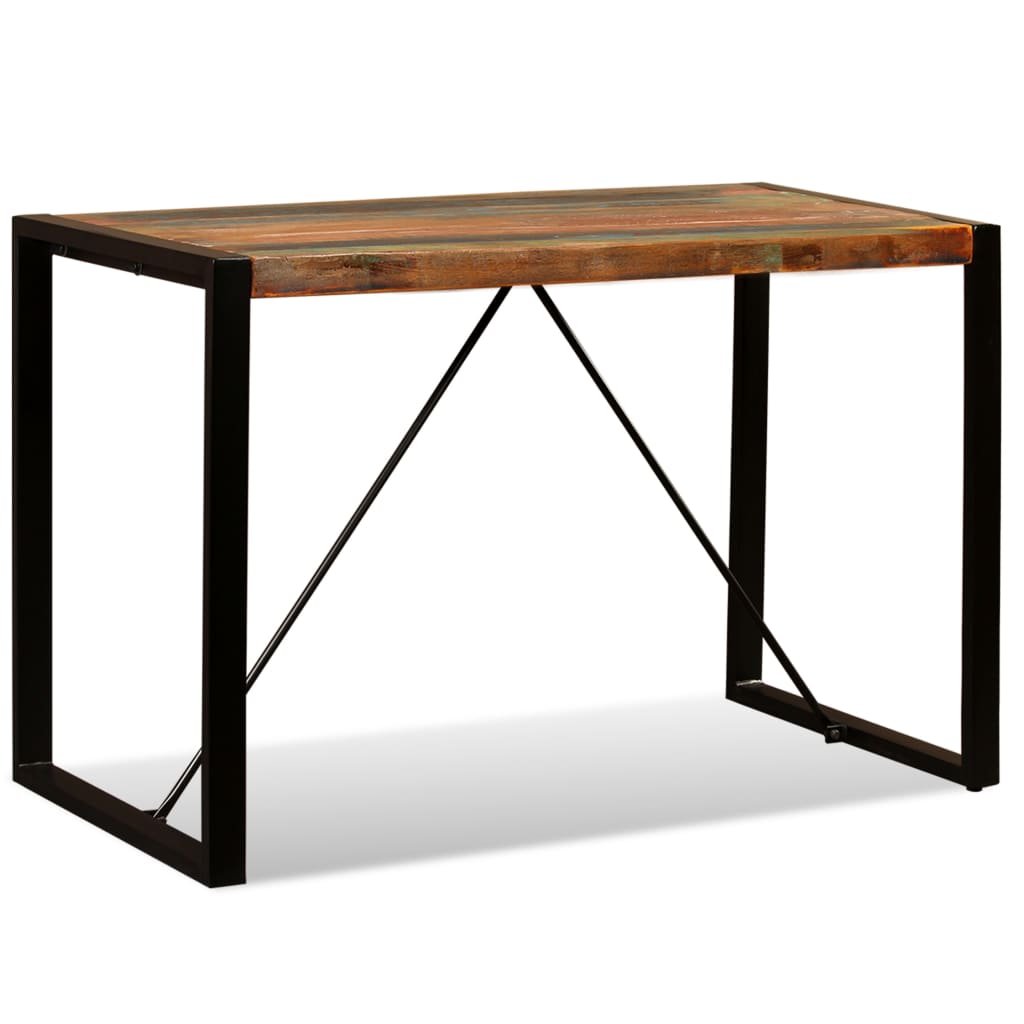 Table à manger Bois de récupération massif 120 cm - XIOS